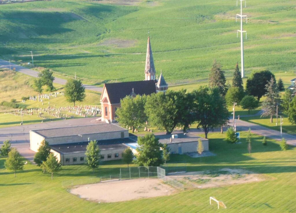 2015 Church + School Arial View